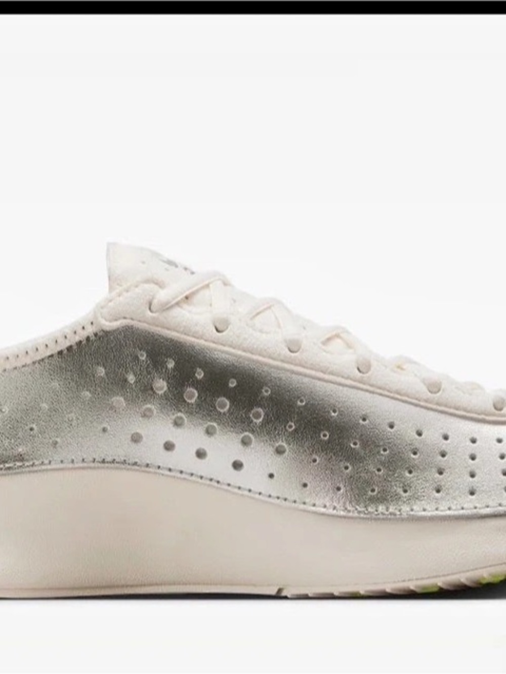 Nike Air Superfly Metallic Silver Athletic Shoes White & Silver